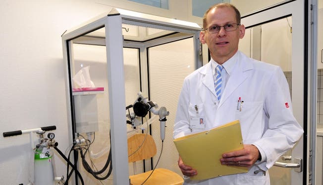 Peter Dür arbeitet zeitweise auch noch als Lungenarzt im Kantonsspital Olten