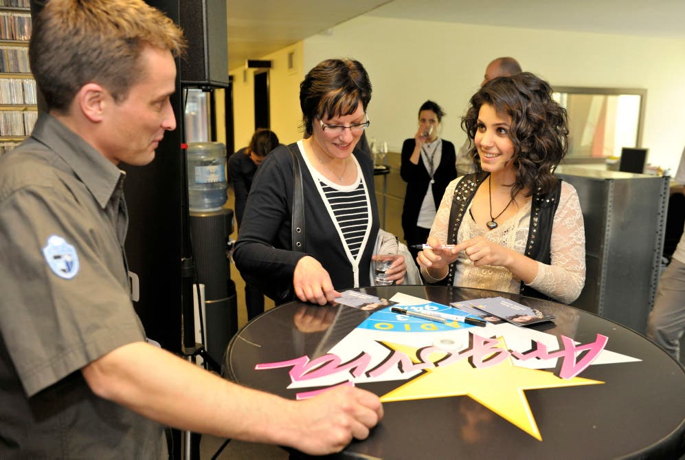 Katie Melua zu Besuch bei Radio Argovia