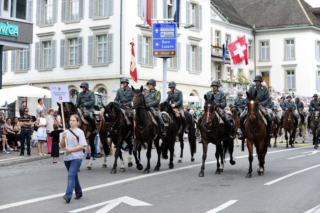 Der Umzug am Schützenfest 2010 in Aarau