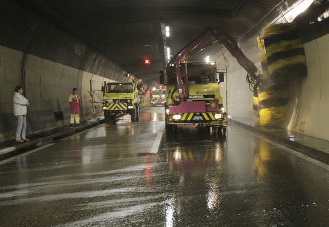Gubristtunnel-Reinigung