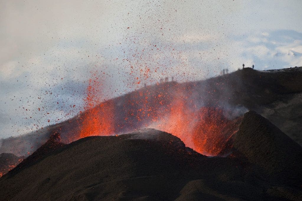 Der Vulkan Eyjafjallajökull auf Island
