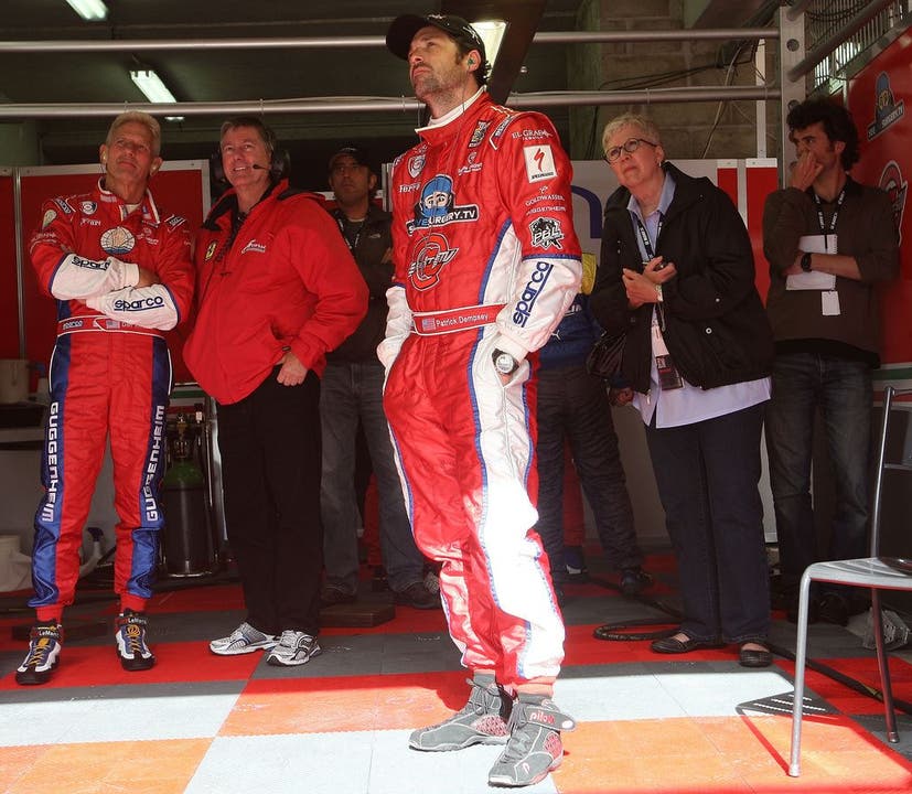  Sportbegeistert: Dempsey im Dress von Ferrari