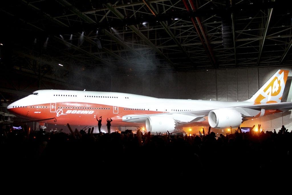 Das neue Boeing-Flugzeug 747-8