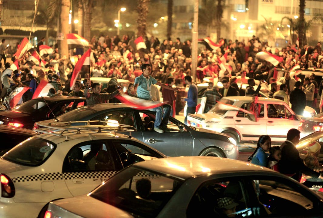 Auf dem Tahrir-Platz wird gefeiert