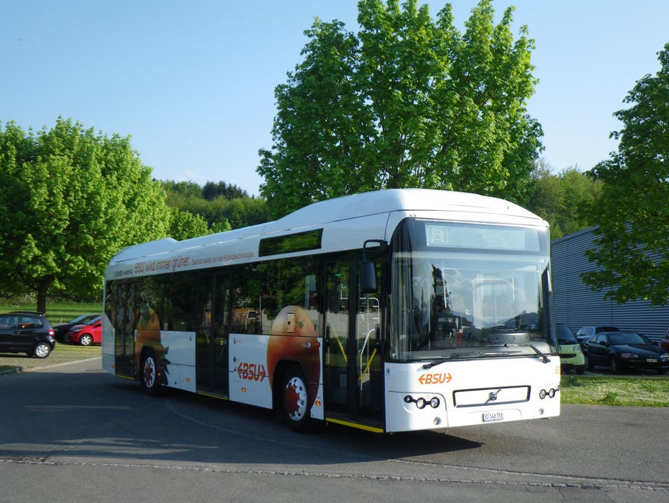 Dieser Hybrid-Bus der Marke Volvo testet der BSU während dreier Jahre