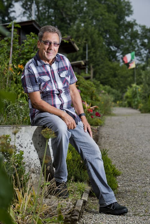 Josef Bruhin ist seit 2006 Präsident des Dietiker Familiengartenvereins In den Weinreben