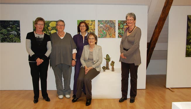 Marie-Theres Stampfli, Marlen Hofer, Ruth Juhasz, Susanna Guerrini und Christine Niederberger (von links).