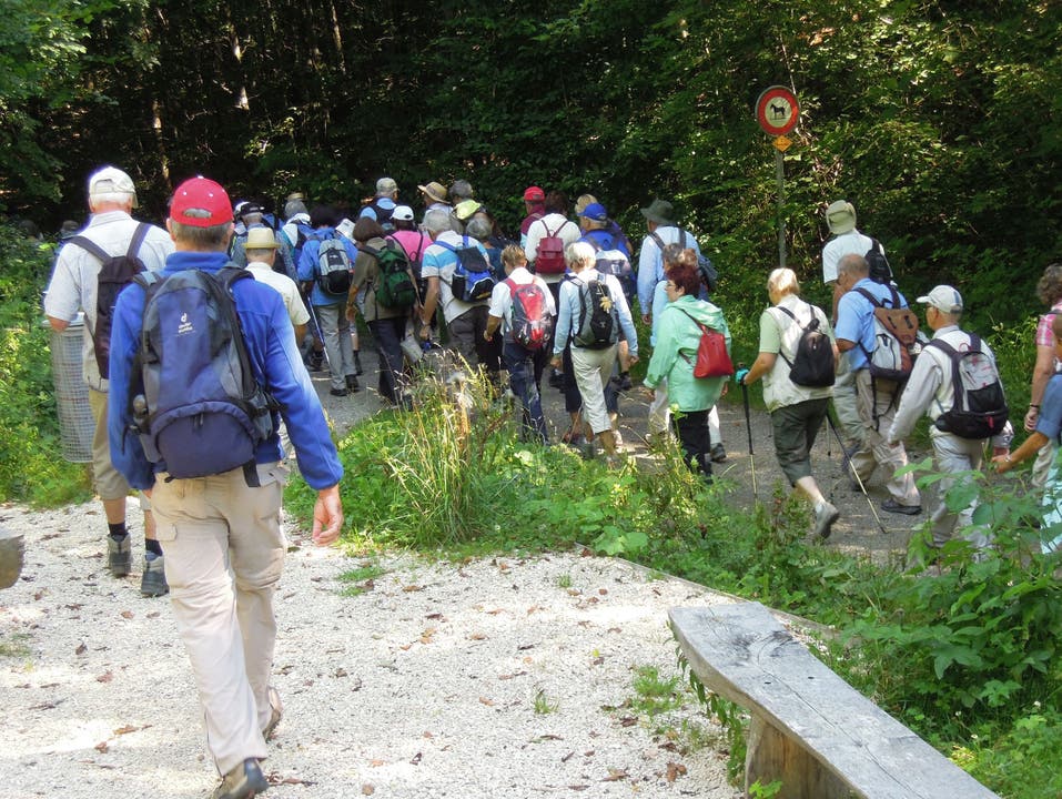 140 Wanderer sind zum Wochenstart unterwegs