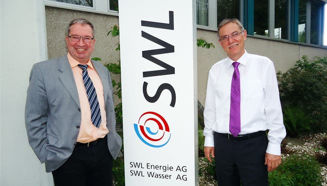 Direktor Markus Blättler und der neue Finanzchef René Trost sind zufrieden mit dem SWL-Ergebnis 2011. tf