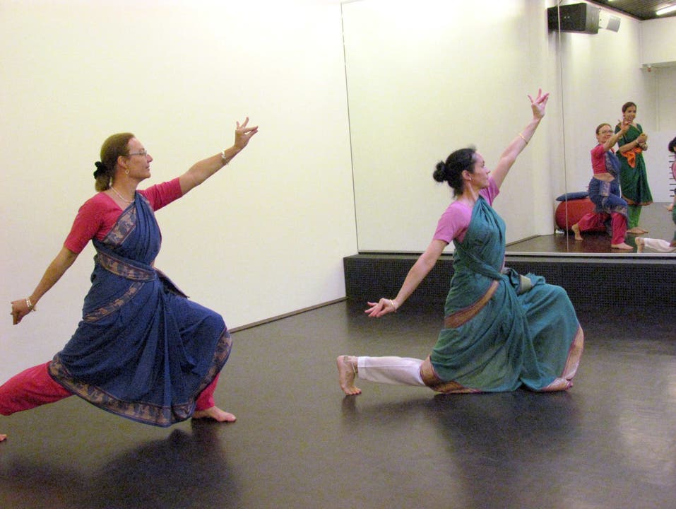 Ausdruck und Gefühle gehören auch zum indischen Tanz