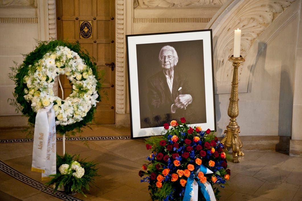 Die Gedenkfeier für Walter Roderer in der Kreuzkirche in Zürich.