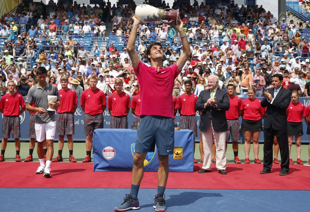 87. Titel, Cincinnati 2015 Novak Djokovic, 7:6 (7:1), 6:3.