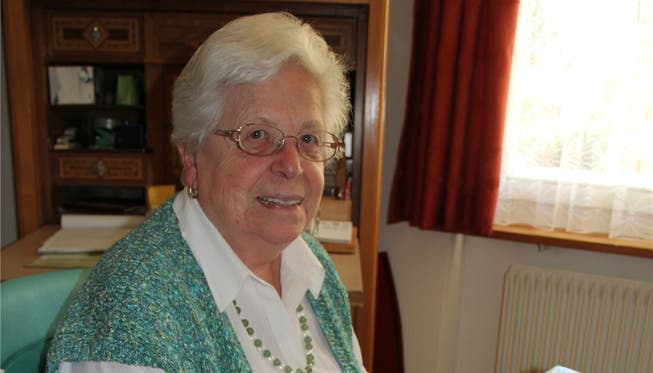 Für die 82-jährige Gertrud Lüdi aus Bettlach ist das Schreiben ein Geschenk