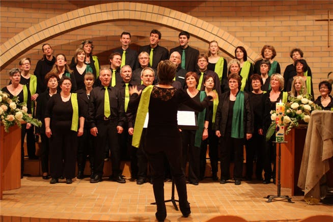 Der Gospelchor Spirit of Hope ist immer gern gehörter musikalischer Gast in der reformierten Kirche in Nussbaumen.san