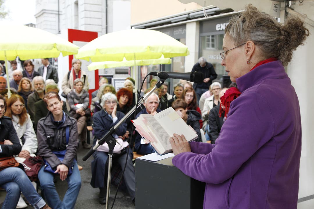 Grossaufmarsch an den Literaturtagen Solothurn, wo sich alles um Bücher dreht