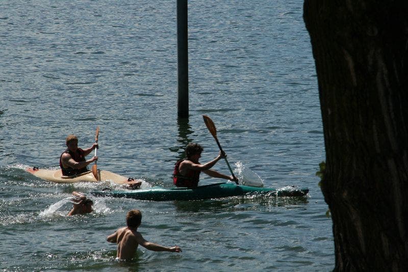 Wahlsportfach Kanu auf dem Lago Maggiore