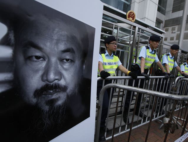 Auch Ai Weiwei wurde ohne Angabe von Gründen festgenommen