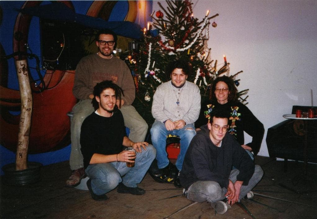 1994 - Das Creep-Team feiert Weihnachten