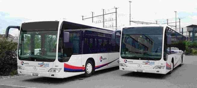 Die neuen Busse der Regionalbuslinie Lenzburg