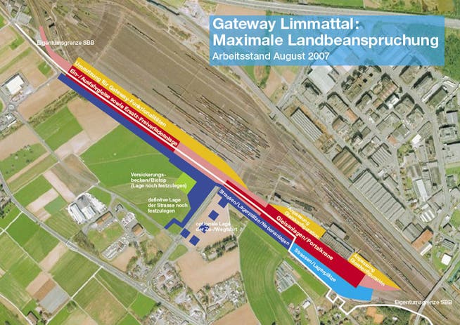 Gestern wurde über den Projektstand Gateway Limmattal informiert.