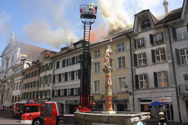 Der Altstadtbrand vom 29. März war das schlimmste Ereignis dieser Art seit dem Landhausbrand im April 1955. ww