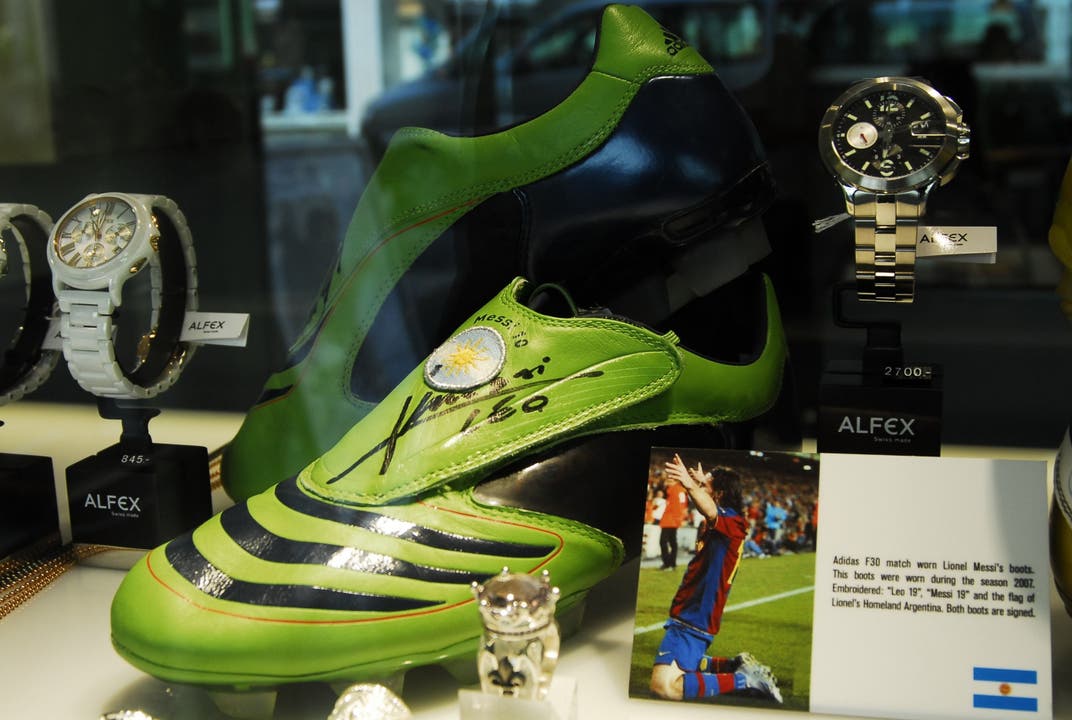 Lionel Messi dirigierte das Mittelfeld beim FC Barcelona 2007 mit giftgrünen Adidas