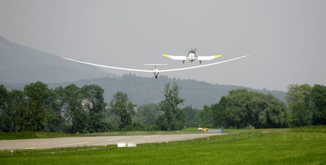 Mehrere hundert Kilometer weit fliegt die Segelfluggruppe Solothurn ab dem Flughafen Grenchen.