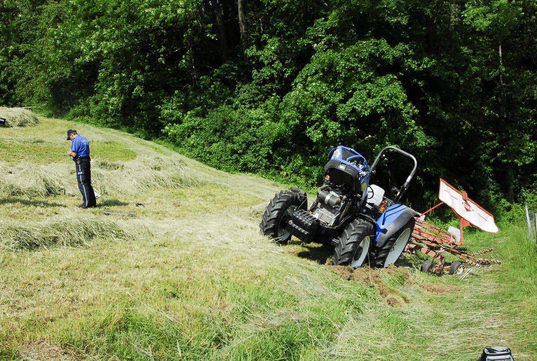 Tödlicher Traktor-Unfall auf der Baldegg