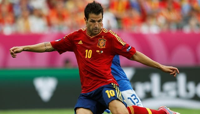 Im Auftaktspiel der Spanier gegen Italien agierte Cesc Fàbregas als Stürmer und erzielte den einzigen spanischen Treffer.key