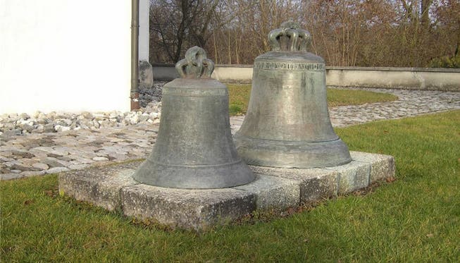 Die Glocken der alten Kirche Wynau aus dem 15. und 16. Jahrhundert stehen wieder an ihrem alten Ort.
