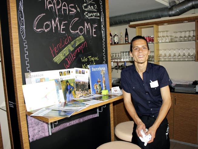 Chris Gilb hat im Oberen Winkel das Restaurant Tapas Come Come neu eröffnet.