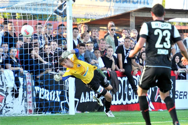Aaraus Predrag Pribanovic während seines ersten Einsatzes gegen den Kantonsrivalen FC Wohlen.