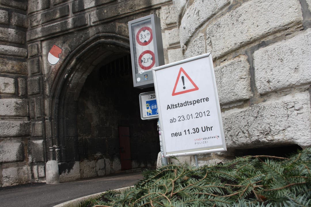 Neues Verkehrsregime in der Altstadt Solothurn