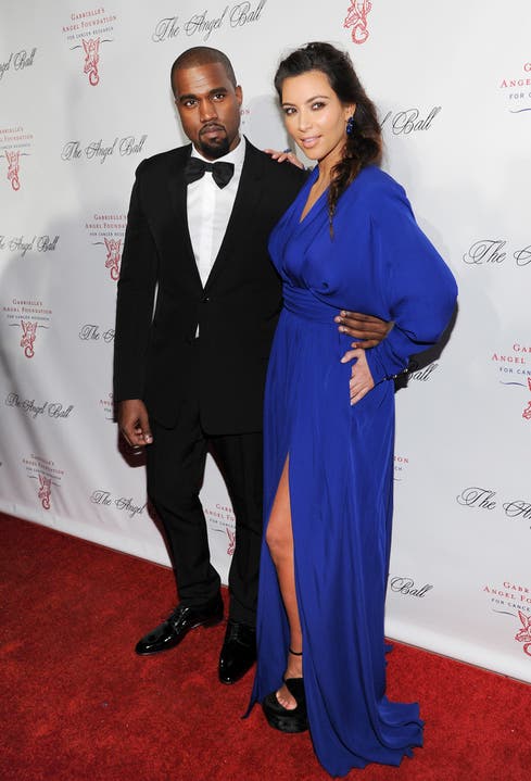 Kanye West und Kim Kardashian einem Ball