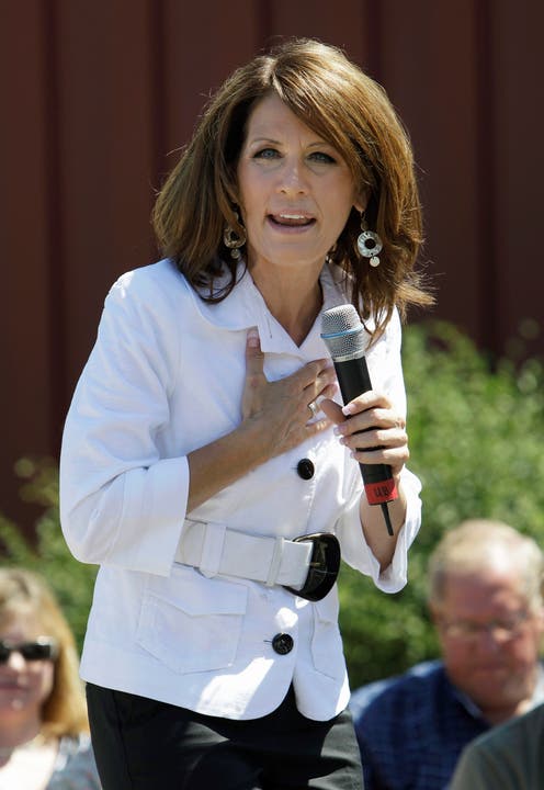 Michele Bachmann, Abgeordnete von Minnesota, Darling der Tea-Party.