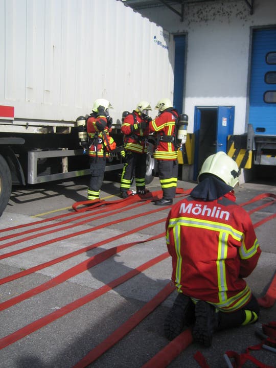 Die Feuerwehr probt in Möhlin den Ernstfall