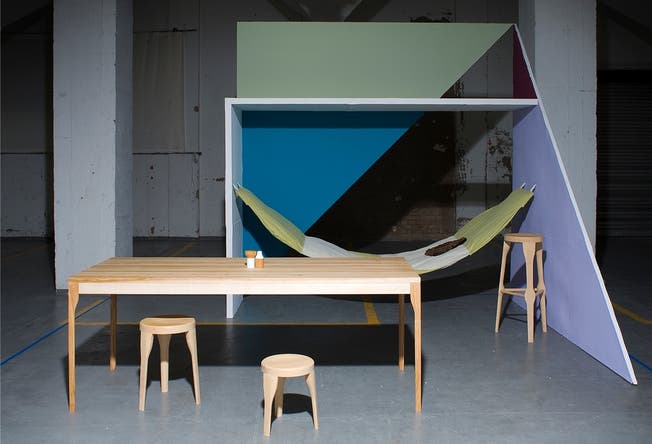 Eine der Ausstellungen im Depot Basel: Zehn Designerinnen und Designer haben neue Wohnvisionen. Flurin Bertschinger