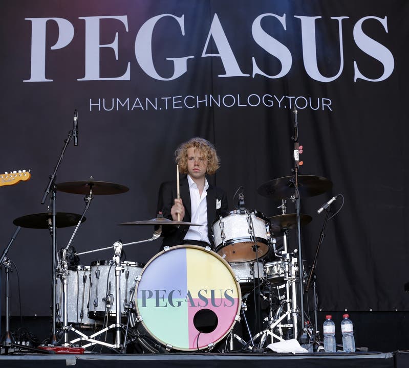 Schlagzeuger Stefan Brenner von Pegasus