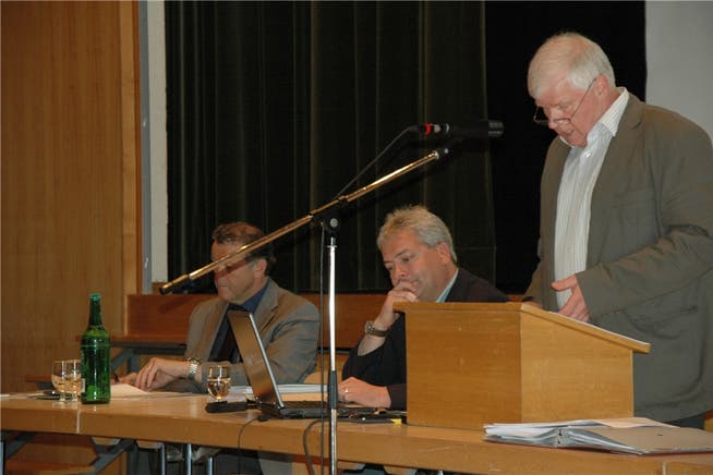 Thomas Rufener, Stefan Costa und Robert Sutter, Präsident der Region Oberaargau. Eduard Nacht