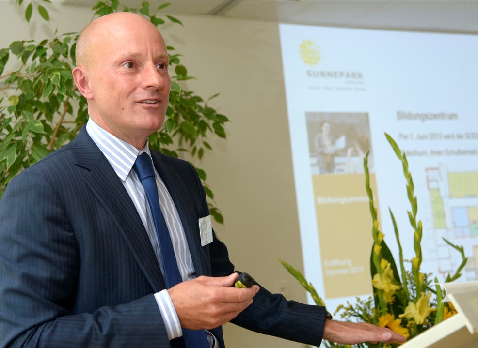 Sunnepark-Geschäftsführer Christoph Künzli erläutert das Projekt.