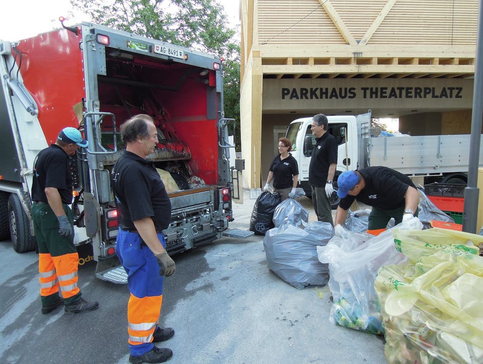 Baden: Der Abfall vom Stadtfest sammelt sich