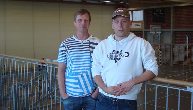 Matthias Stalder (links) ist Medienverantwortlicher und Thomas Uebersax OK-Präsident der ersten Middlewood Games in Herzogenbuchsee.