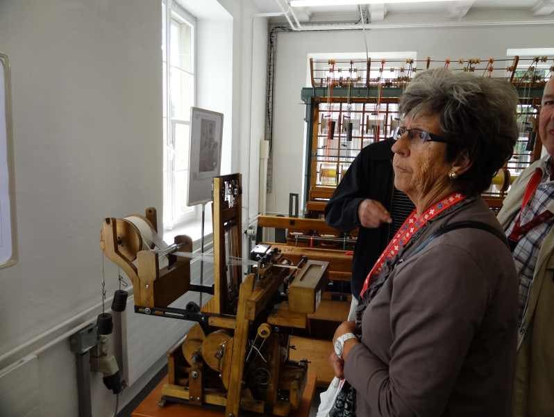 Die alten Webmaschinen im Müller-Museum in Frick lockten ebenfalls sehr viel Volk an
