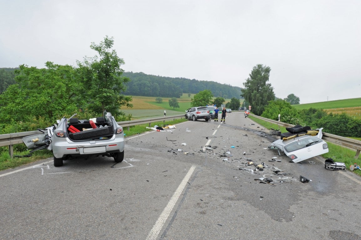 Bildstrecke - Schwerer Unfall In Lottstetten Fordert Ein Todesopfer