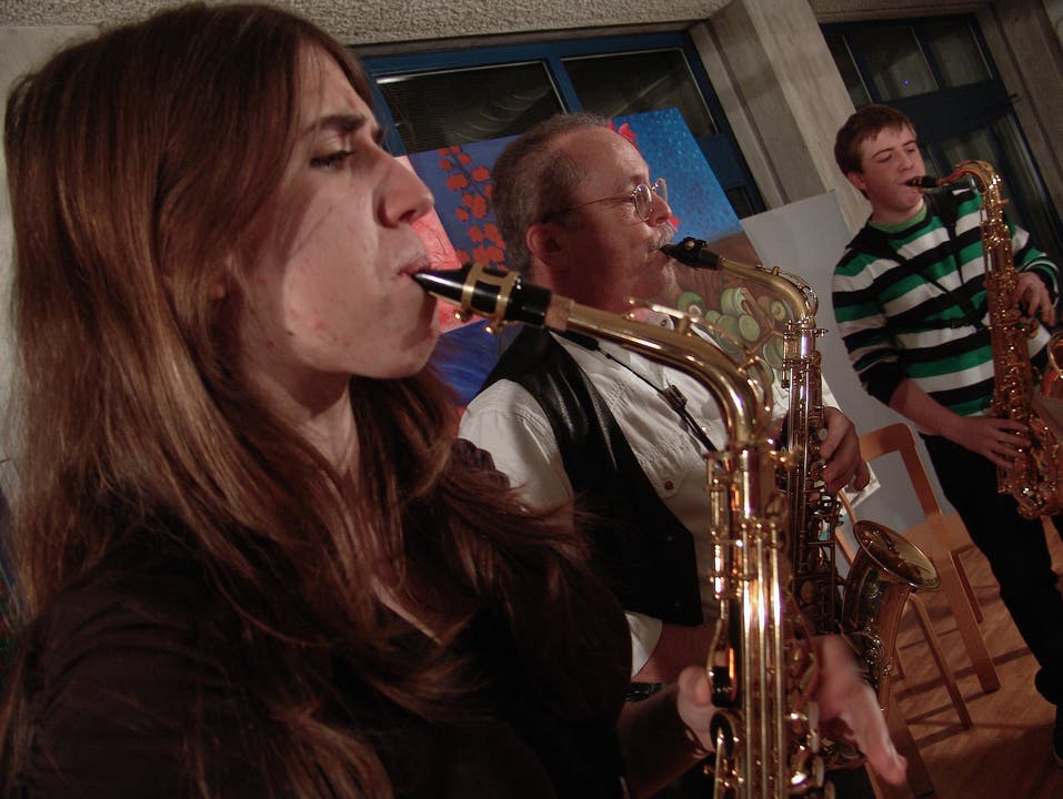 Saxophonistin Michelle Dind