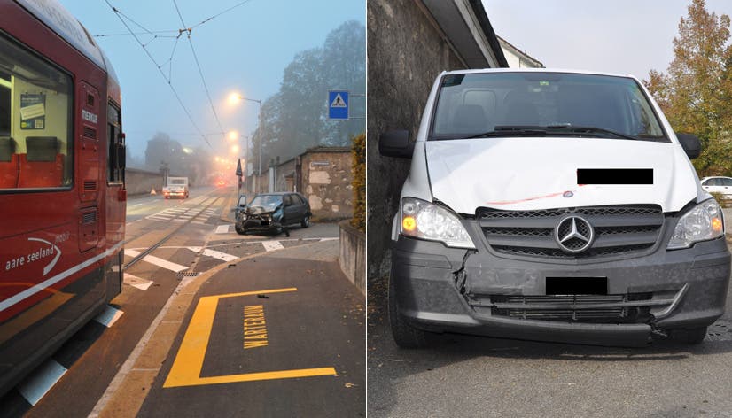 Zwei Unfälle zwischen Fahrzeugen und Bipperlisi am selben Ort, am selben Tag