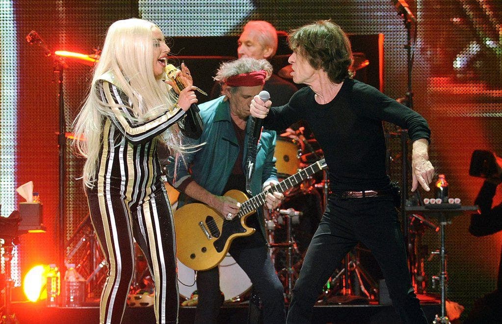 Lady Gaga singt «GImme Shelter» mit den Rolling Stones