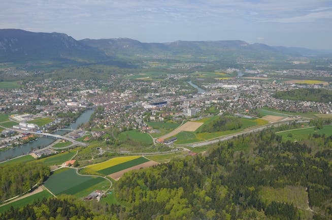 Bellach, Langendorf, Solothurn, Zuchwil, Biberist, Luterbach und Derendingen ergäben eine neue Stadt mit 50 000 Einwohnern