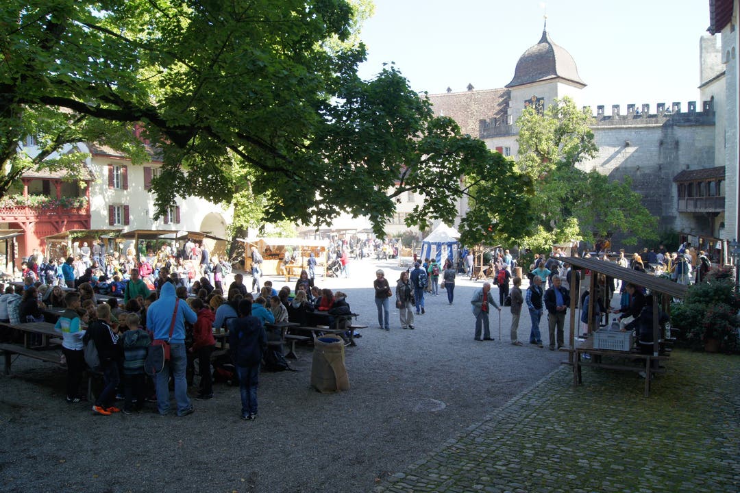 Der Mittelaltermarkt auf Schloss Lenzburg