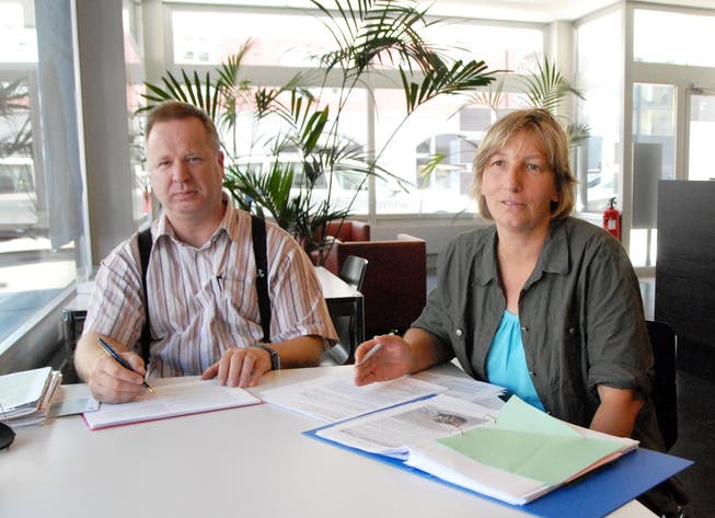 Thomas Leitlein und Theresia Meier sind überzeugte Anhänger der Windenergie.